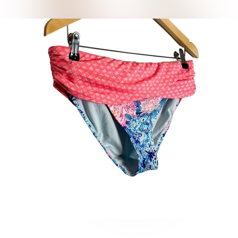Lilly Pulitzer Lagoon Sarong Hipster Bikini Bottom Resort Sway With Me Hipster - Picture 4 of 8